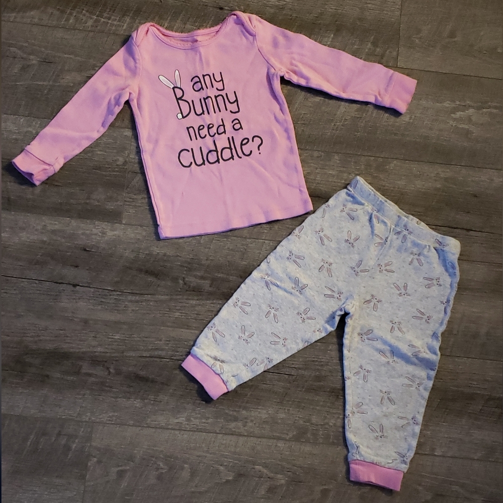 18-24mths Bunny Themed Pajamas 🐰